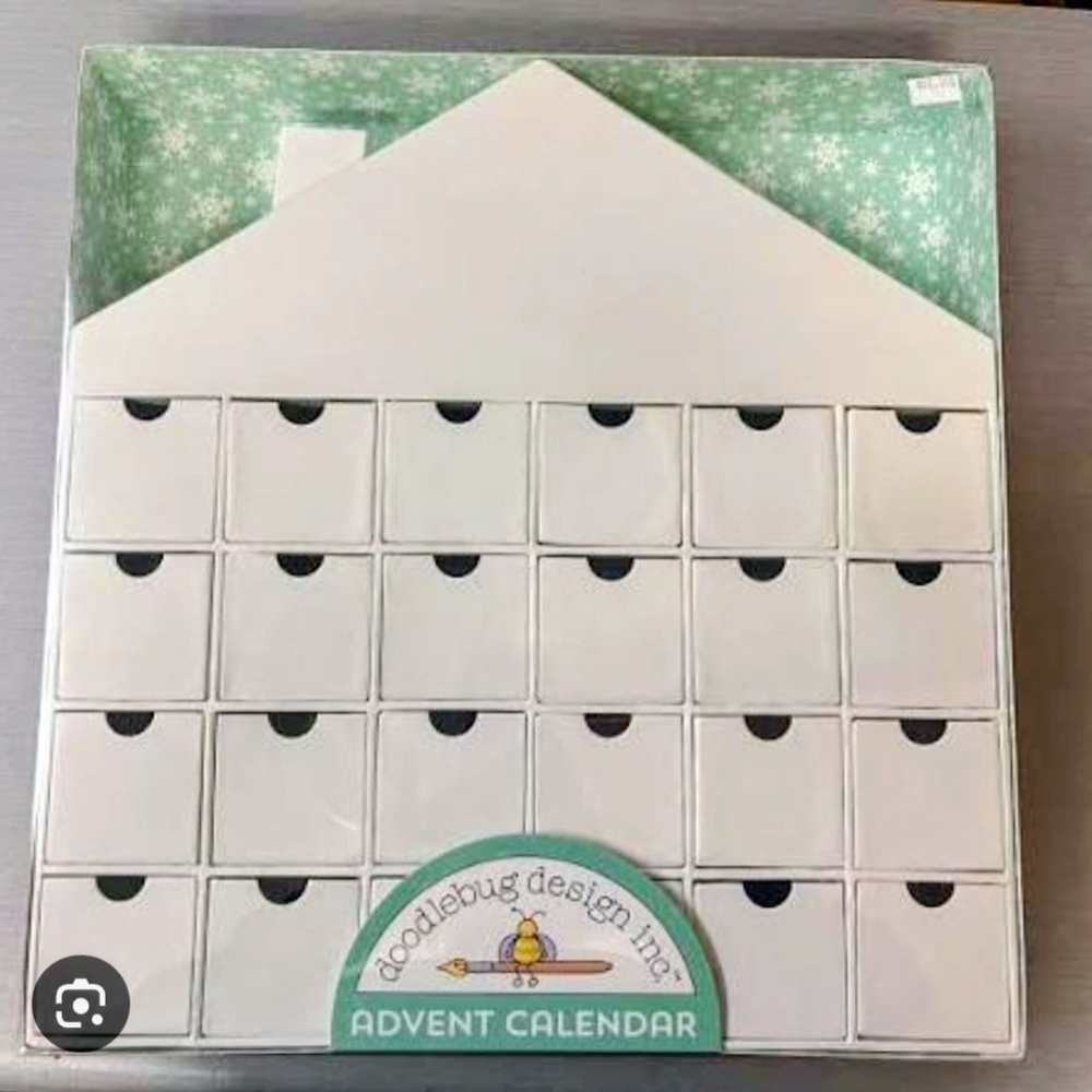 Doodlebug Design Inc. White House-Shaped Advent Calendar DIY Blank